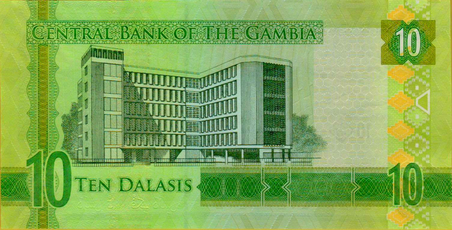 Gambia 10 2015 UNC P-32